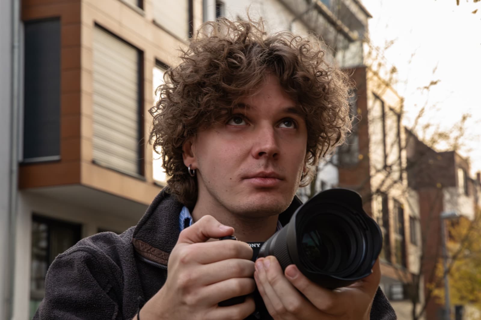 Christopher Cielinski bei der Arbeit