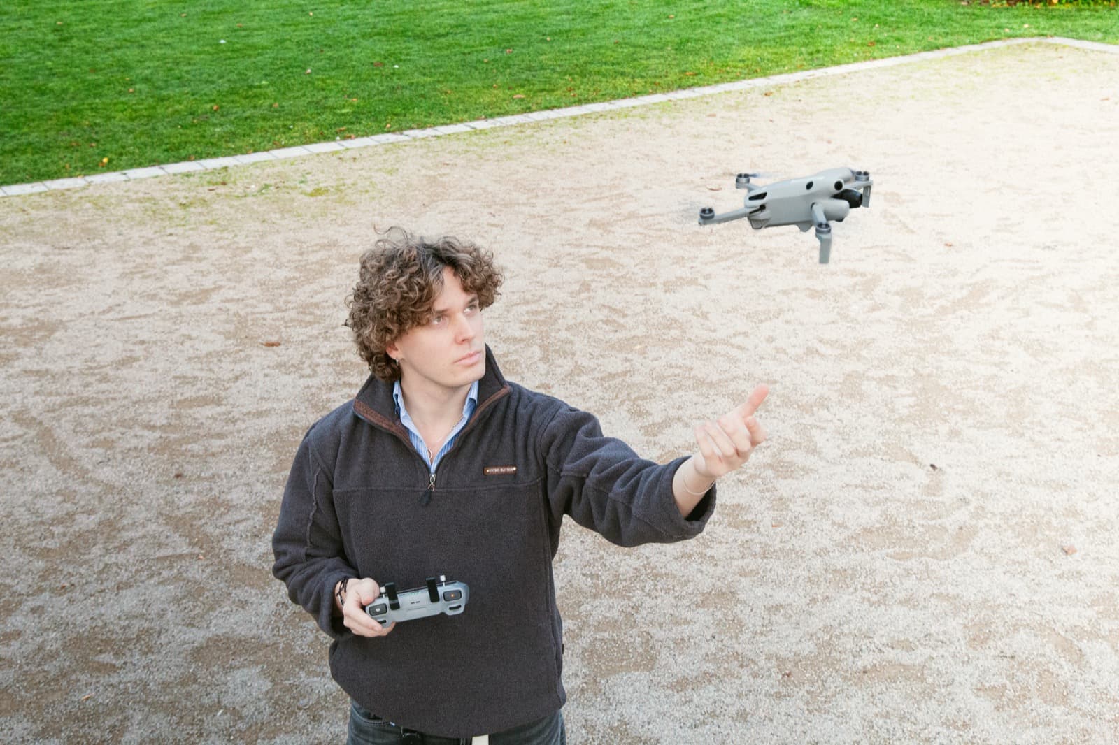 Christopher Cielinski bei der Arbeit